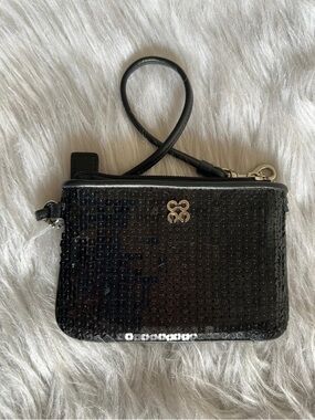 Coach sequin wristlet